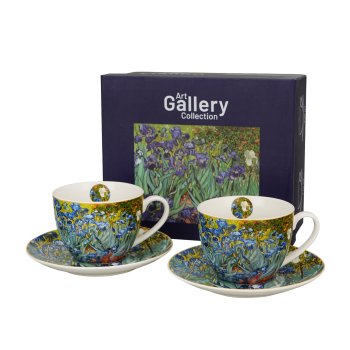 Divas krūzes ar apakštasēm  Irises - V. van Gogh
