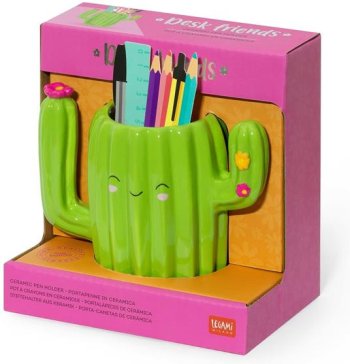 Keramikas pildspalvu turētājs - CACTUS