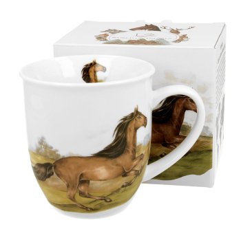Krūze 400 ML World of Animals -  BAY HORSE