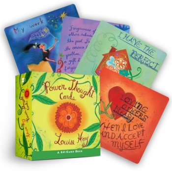 Power Thought Cards : A 64-Card Affirmation Deck by Louise Hay