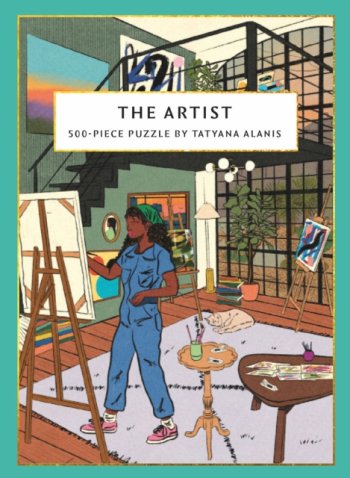 The Artist : A 500-Piece Jigsaw Puzzle by Tatyana Alanis