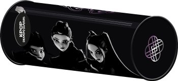 Penālis ar vienu nodalījumu, bez priekšmetiem, K-POP Demon Hunters, melns