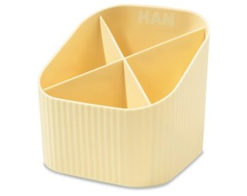 Galda organizators HAN Re-LOOP, DIN A4/C4, 100% Recycling PP, pastel dzeltens