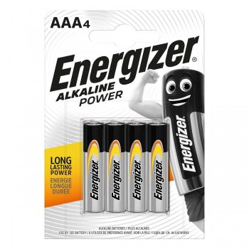 Baterijas AAA Energizer iepak.4 gab
