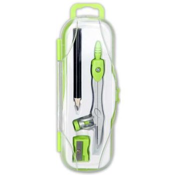 Cirkulis metāla ar zīmuli un asināmo, Penmate, zaļš