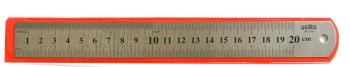 Lineāls 20cm metāla