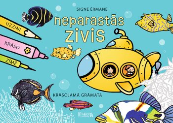 Neparastās zivis. Krāsojamā grāmata