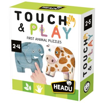 HEADU First Tactile Animal Puzzles