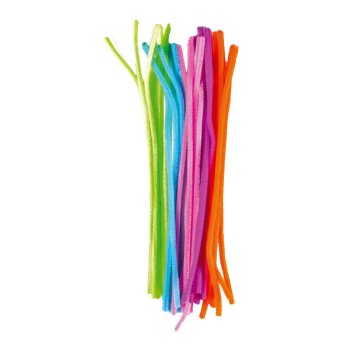 Krāsainas stieplītes,neon mix  (iep.25gab)30cm
