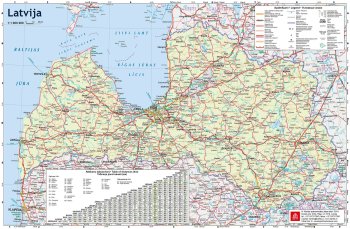Latvija 1:1 000 000