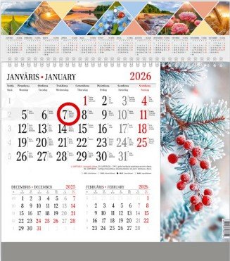 Sienas kalendārs 2026