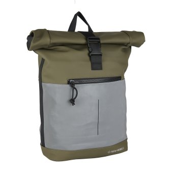 Mugursoma Bowie - New York Rolltop Backpack 16L Reflective Part Olive