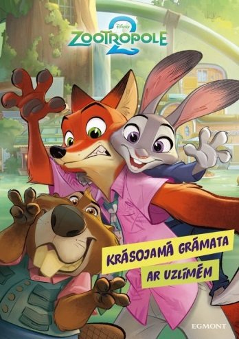 Zootropole. Krāsojamā grāmata ar uzlīmēm