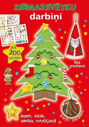Ziemassvētku darbiņi. Ar 200 uzlīmem