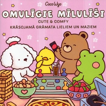 Omulīgie mīlulīši. Krāsojamā grāmata lieliem un maziem