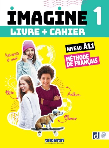Imagine 1 (A1.1) – Livre + cahier + didierfle.app