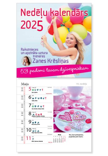 Kalendārs 2025. Nedēļu