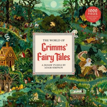 The World of Grimms' Fairy Tales : A 1000-piece jigsaw puzzle by Adam Simpson by Matthew Grenby