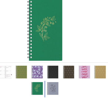 Dienasgrāmata BTS MIDI Spiral Cardboard A6  26-27  2316919000