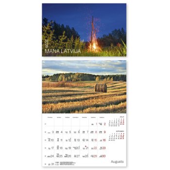 Kalendārs 2026 Mana Latvija
