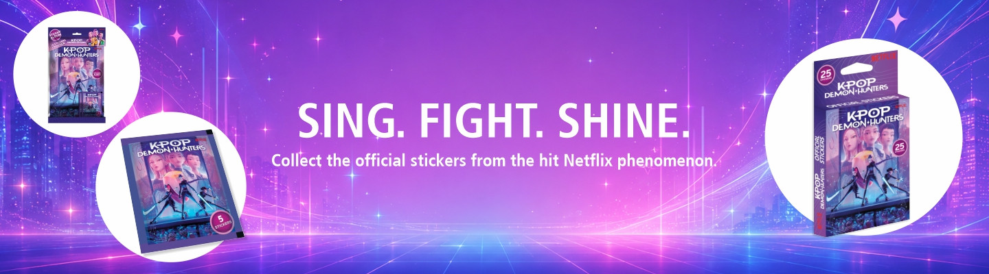 Collect the official stickers from the hit Netflix phenomenon.