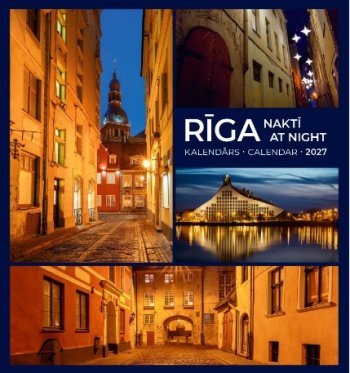 Kalendārs 2027 Rīga naktī