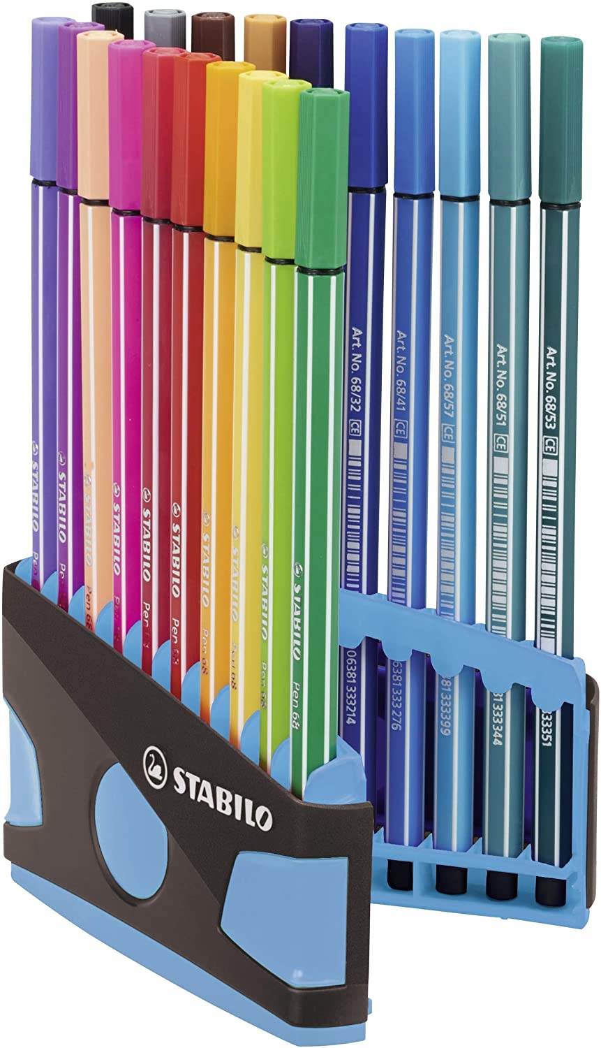 Flomasteru komplekts STABILO Pen 68 ColorParade | 20 krāsas