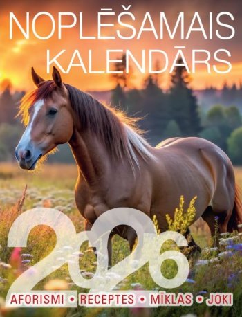 Noplēšamais kalendārs 2026 Zvaigzne