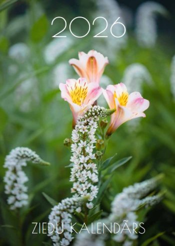Kalendārs 2026. Ziedi A4