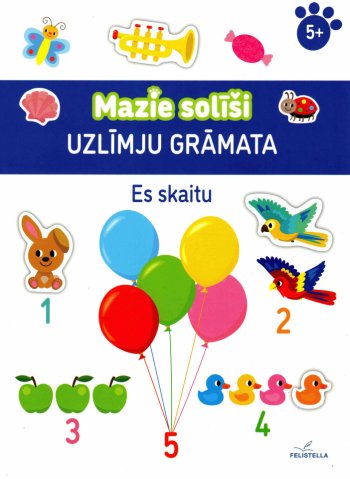 Mazie solīši. Es skaitu. Uzlīmju grāmata