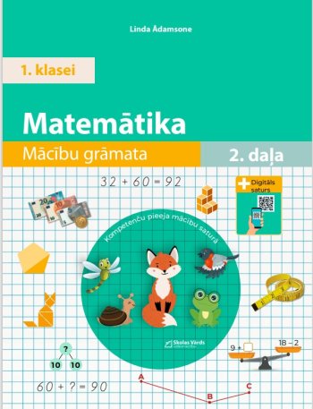 Matemātika. Mācību grāmata 1. klasei 2 daļa