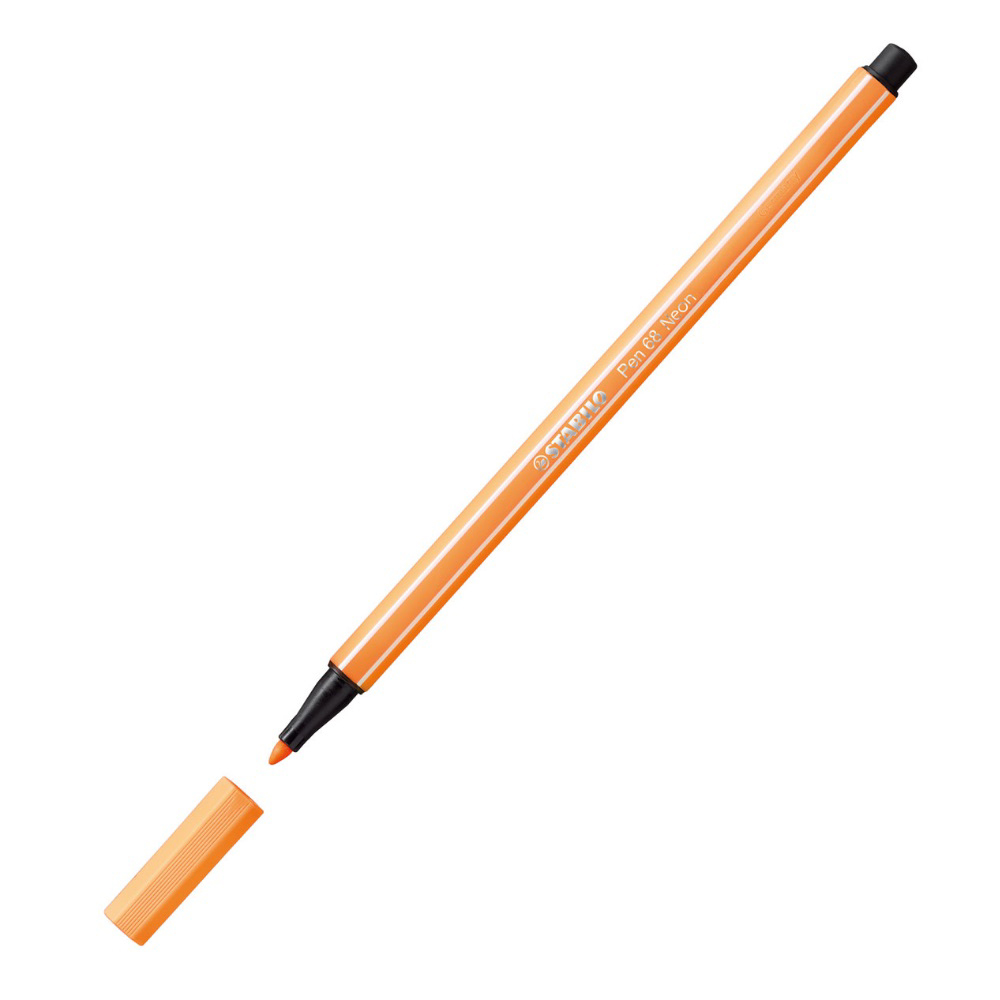Flomasters STABILO Pen 68 |1mm| neona oranža