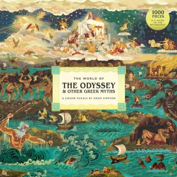 The World of the Odyssey & Other Greek Myths : A 1000-piece jigsaw puzzle by Adam Simpson