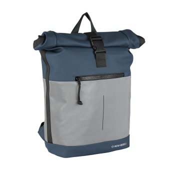 Mugursoma Bowie - New York Rolltop Backpack 16L Reflective Part Navy