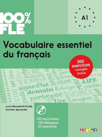 100% FLE – Vocabulaire essentiel du francais A1 – Livre + didierfle.app