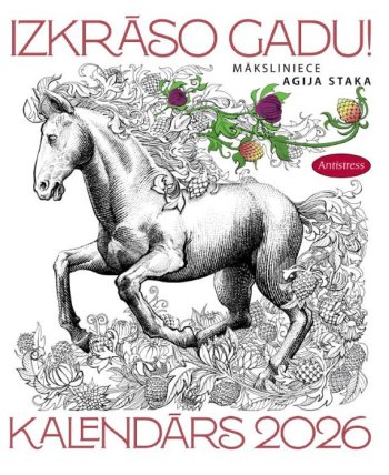 Kalendārs 2026 Izkrāso gadu!