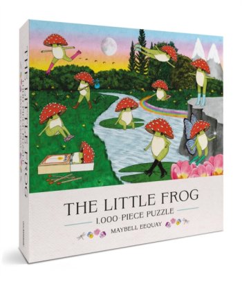 The Little Frog 1,000-Piece Puzzle : An Official Jigsaw Puzzle Illustrated by Maybell Eequay