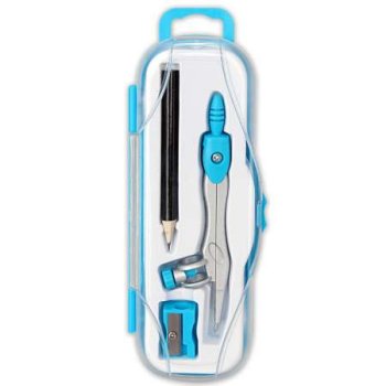 Cirkulis metāla ar zīmuli un asināmo, Penmate, zils