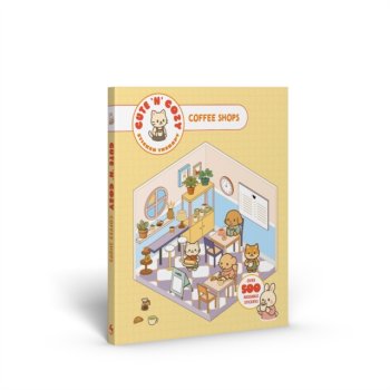 Cute 'n' Cozy Sticker Therapy: Coffee Shops : Over 500 reusable stickers!