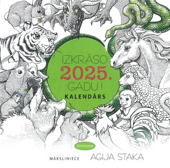 Kalendārs 2024. Izkrāso gadu! Māksliniece Agija Staka