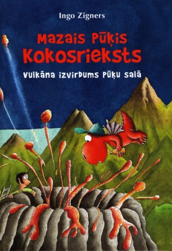 Mazais pūķis Kokosrieksts Vulkāna izvirdums Pūķu salā