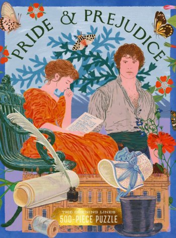 Pride & Prejudice: The Opening Lines:  A 500-Piece Jigsaw Puzzle for Adults, Premium Quality