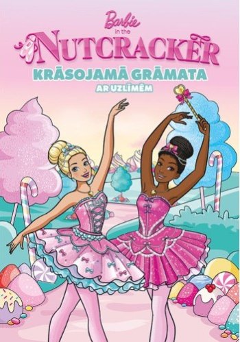 Barbie in the Nutracker. Krāsojamā grāmata ar uzlimēm