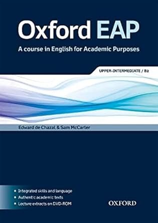 Oxford EAP Upper-Intermediate/B2 Student's Book and DVD-ROM Pack