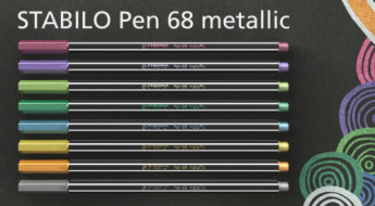 STABILO Pen 68 metallic mirdzošie flomāsteri