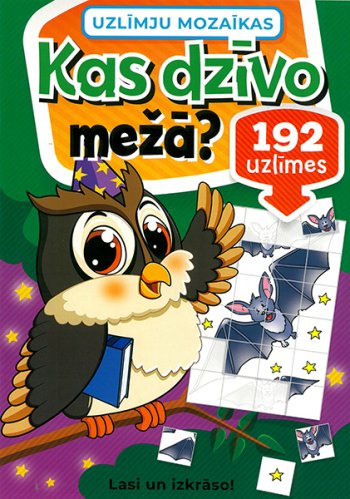 Kas dzīvo mežā? Uzlīmju mozaīkas