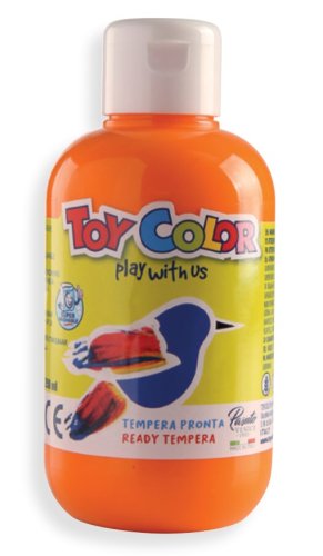 Tempera krāsa ToyColor 250ml oranža