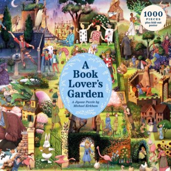 A Book Lover's Garden: A 1000-Piece Jigsaw Puzzle