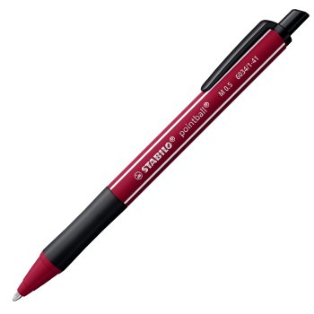 Lodīšu pildspalva STABILO Pointball NatureCOLORS Wildflower, burgundy / zila