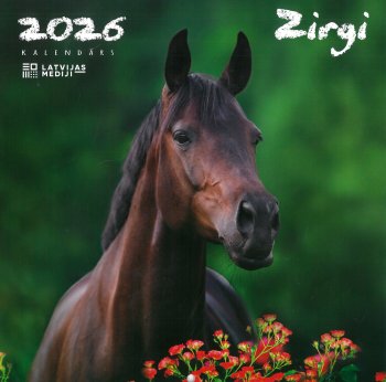 Kalendārs 2026. Zirgi ( kvadrāts)